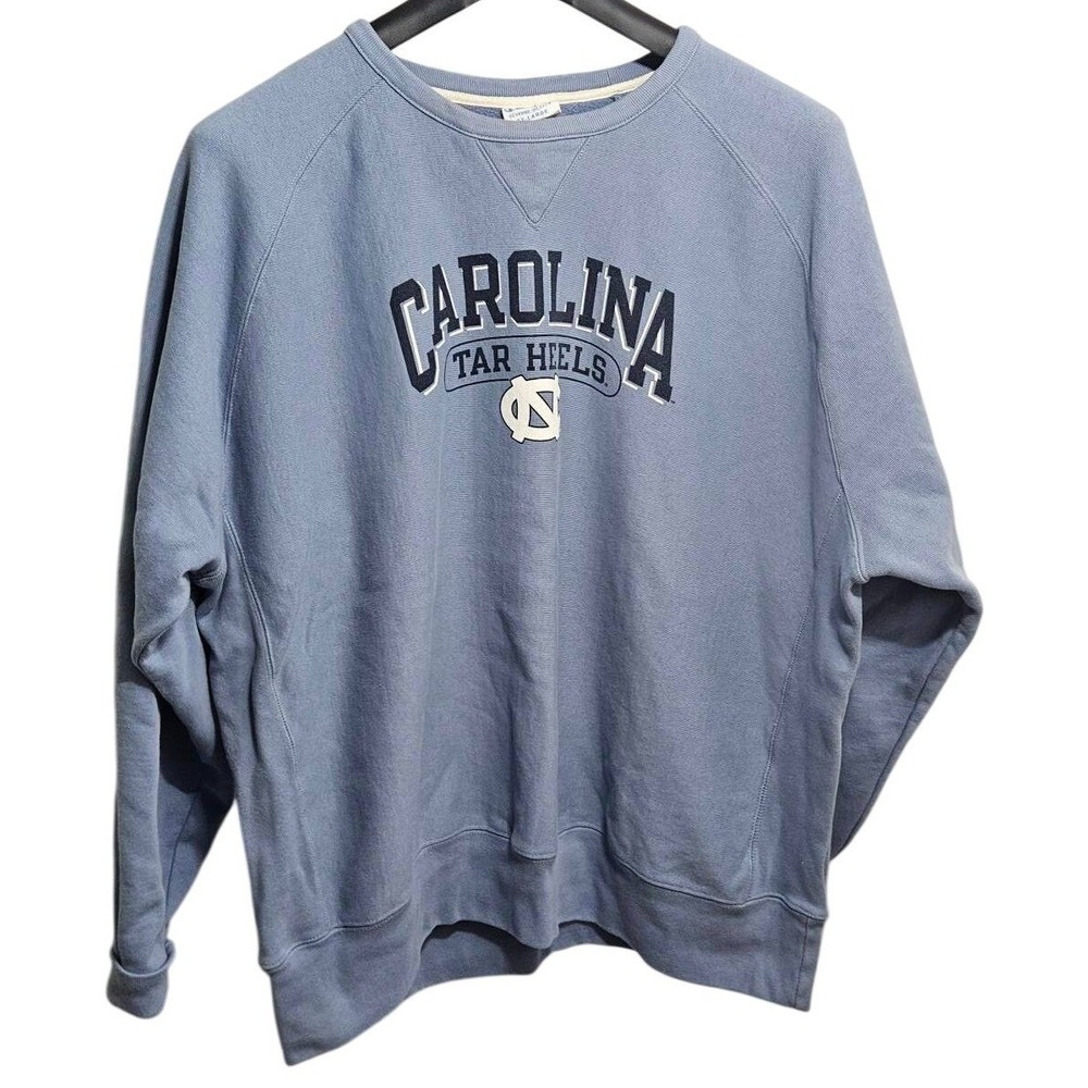 Champion‎ Reverse Weave UNC Carolina Tar Heels Sweatshirt Blue Mens 2XL Raglan